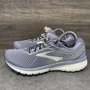 Brooks Ghost 12 Running Sneakers Womens Size 8 Purple Grey Shoes
